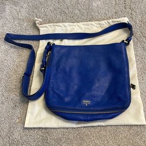Fossil Royal Blue Crossbody